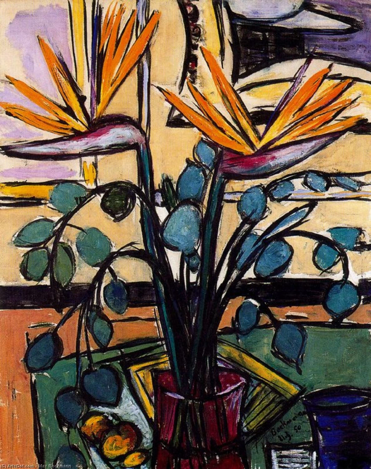 Natura morta con strelitzie, 1946 - Buchheim Museum der Phantasie, Bernried am Starnberger See